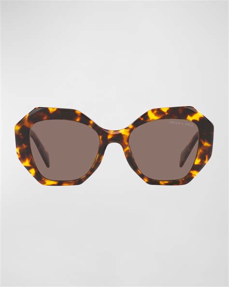 Prada Tortoiseshell Geometric Acetate Cat